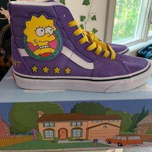 BRAND NEW LISA SIMPSON VANS NEVER WORN